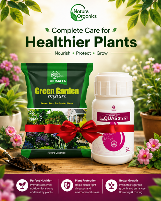 Bhumata Green Garden Mixture 1KG  + Liquas 212121 50ML